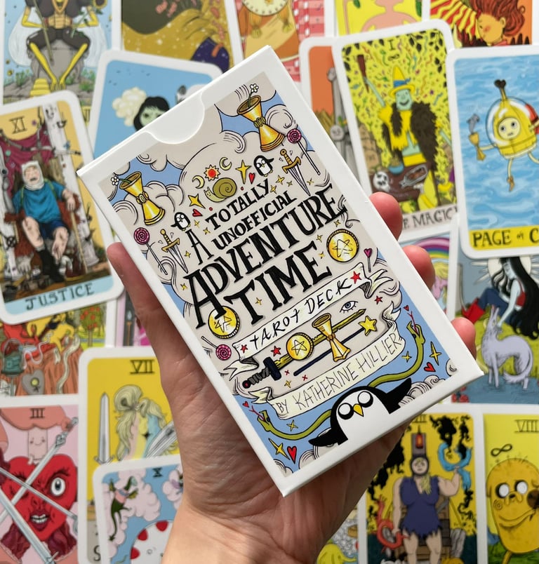 Adventure Time Tarot Deck KatherineHillierArt adventure-time-tarot-deck-katherinehillierart