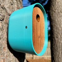 Image 1 of The Modern Teal Birdhouse