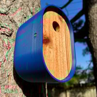Image 1 of The Modern Blue Birdhouse