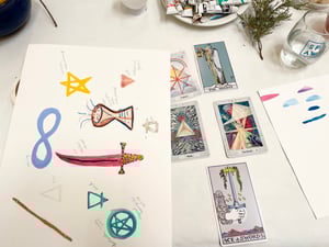 Image of "Tarot and Watercolor" Workshop with Georgia Carbone ~ Saturday, 8/31, 2-5pm