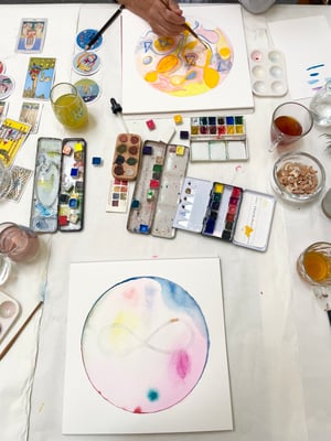 Image of "Tarot and Watercolor" Workshop with Georgia Carbone ~ Saturday, 8/31, 2-5pm