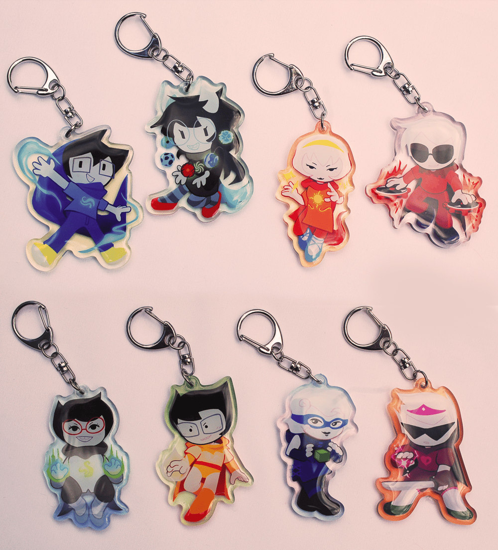 Image of Homestuck 2.5" Kids Acrylic Charms