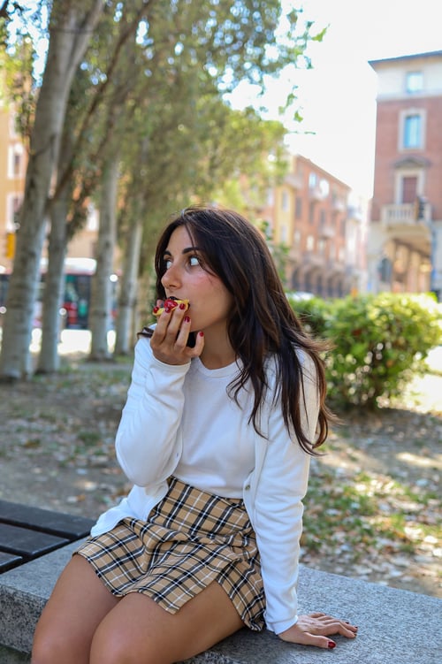 Image of T-SHIRT PASSEPARTOUT VISCOSA BIANCA