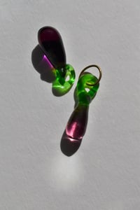 Two Aubergine (Eggplant) Charms