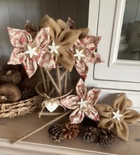 Image 2 of Christmas Handmade Forever Flowers - Trees Natural and Red  