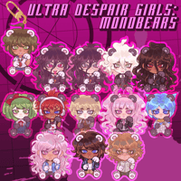 Monobear Danganronpa UDG Charms (PREORDERS)