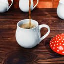 Image 4 of 🍄 Amanita Mushroom Coffee Mug - Ceramic - 12oz - White - Cottagecore