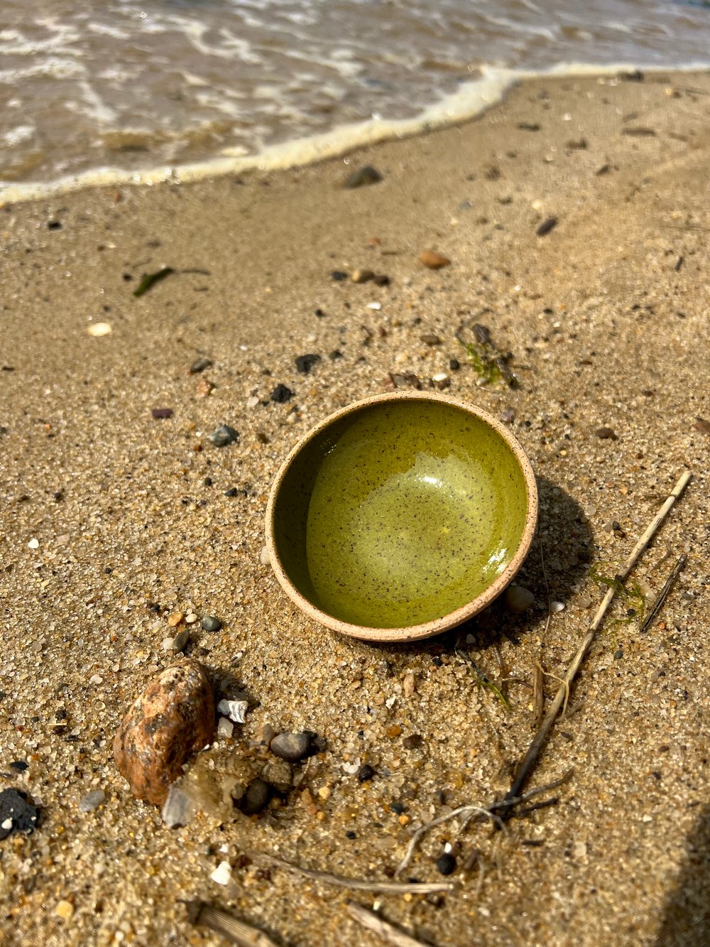 SMALL BOWL - OLIVE SPECKLE