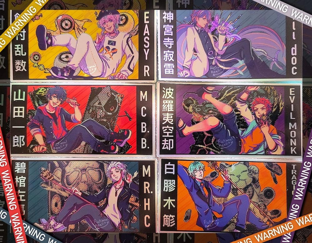 Image of HYPNOSIS MIC IRIDESCENT STICKERS