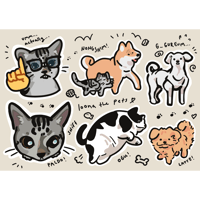 Image 1 of LoonaThePets Sticker Sheet