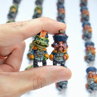 Image 2 of Micro Fu Manchu & Jiangshi (hand painted)