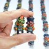 Micro Fu Manchu & Jiangshi (hand painted)