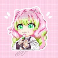 Mitsuri Eyes Dango Sticker