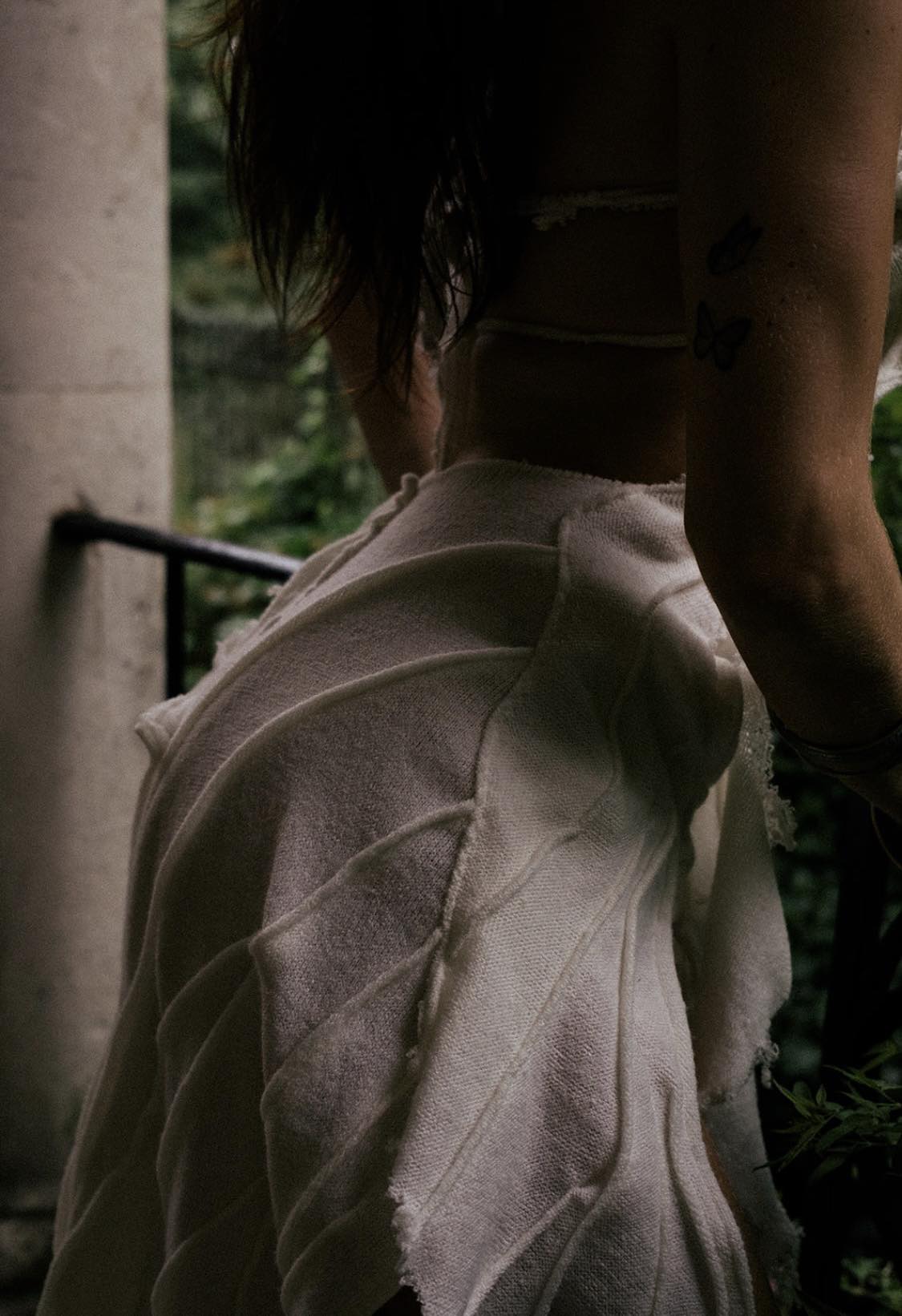 Image of spine maxi dress