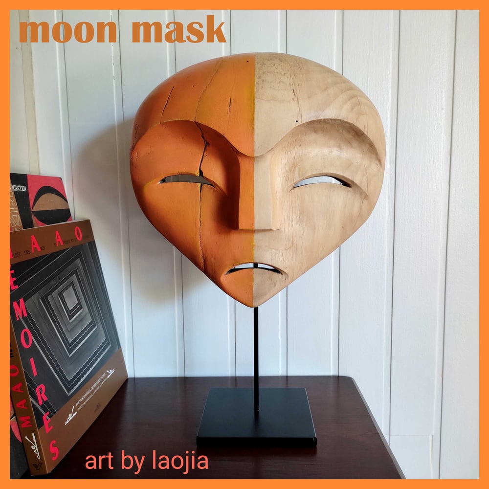 Image of MOON MASK on stand