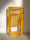 //VENDIDAS//  PAREJA DE SILLAS PLEGABLES DE FEDERICO GINER, DISEÑO AÑOS 80