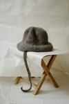 cloche tied hat