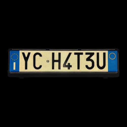 Image of H4T3 U License Plate