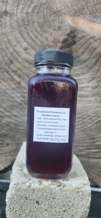 Elderberry Syrup 8 oz bottle