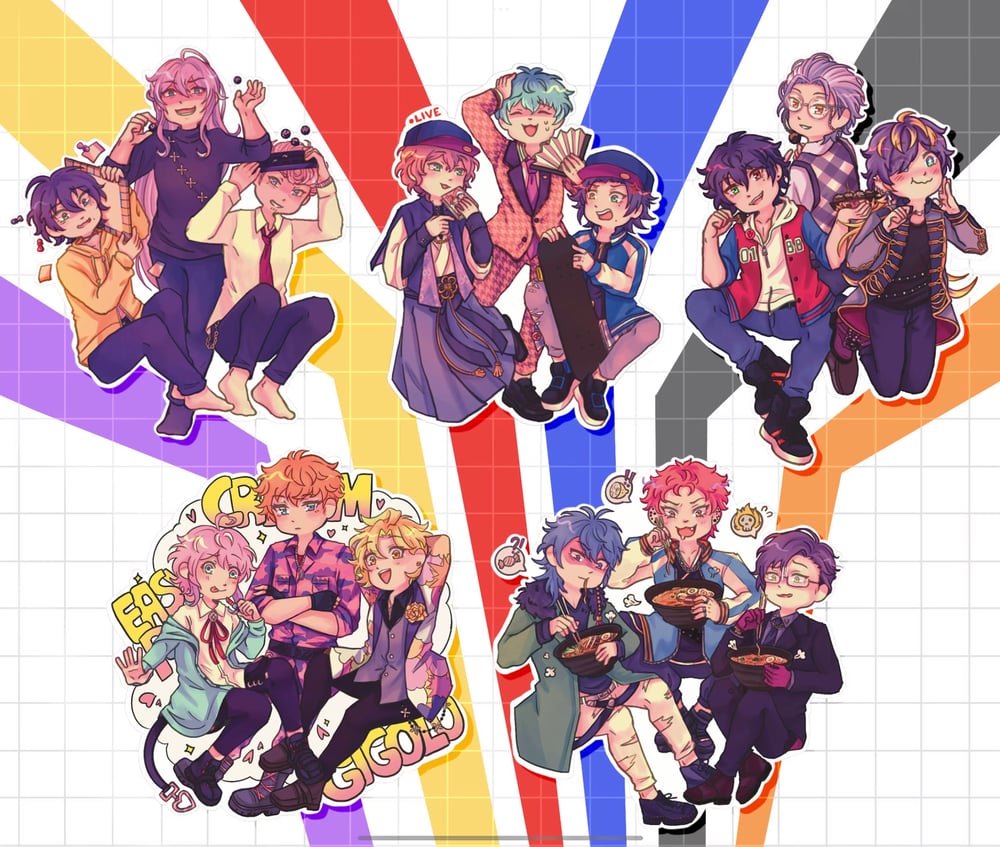 Image of [LAST CHANCE] HYPMIC SHUFFLE DIVISION STICKERS