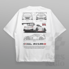 Cars and Clo - Regular Fit - Nissan Gran Turismo GTR NISMO Blueprint T-Shirt