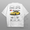 Cars and Clo - Regular Fit - Toyota GR Supra MK5 Blueprint T-Shirt