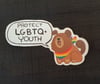 Protect LGBTQ+ /Trans Youth Sticker 