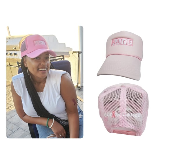 Image of RA[r]E Breast Cancer Awareness Trucker Hat