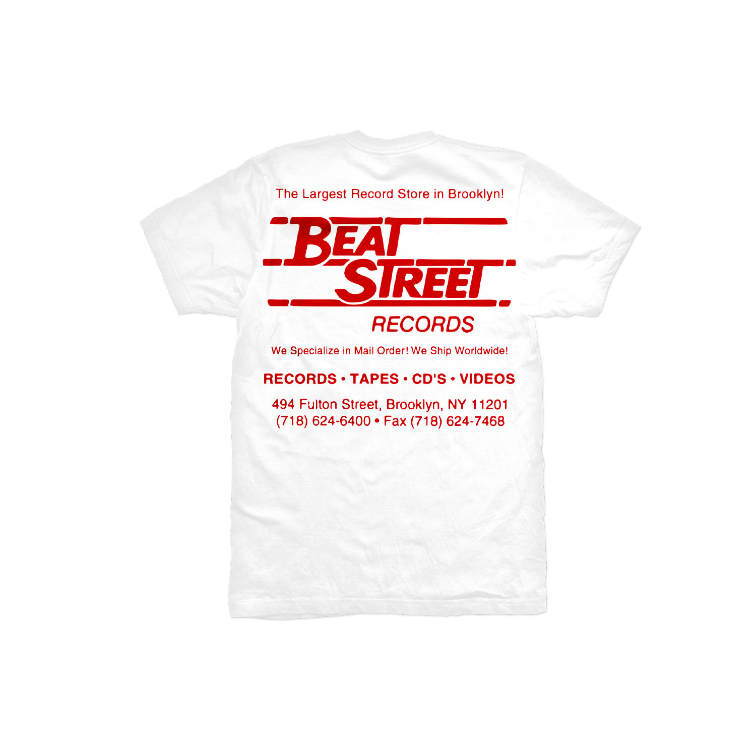 BEAT STREET - SHORT SLEEVE - WHITE