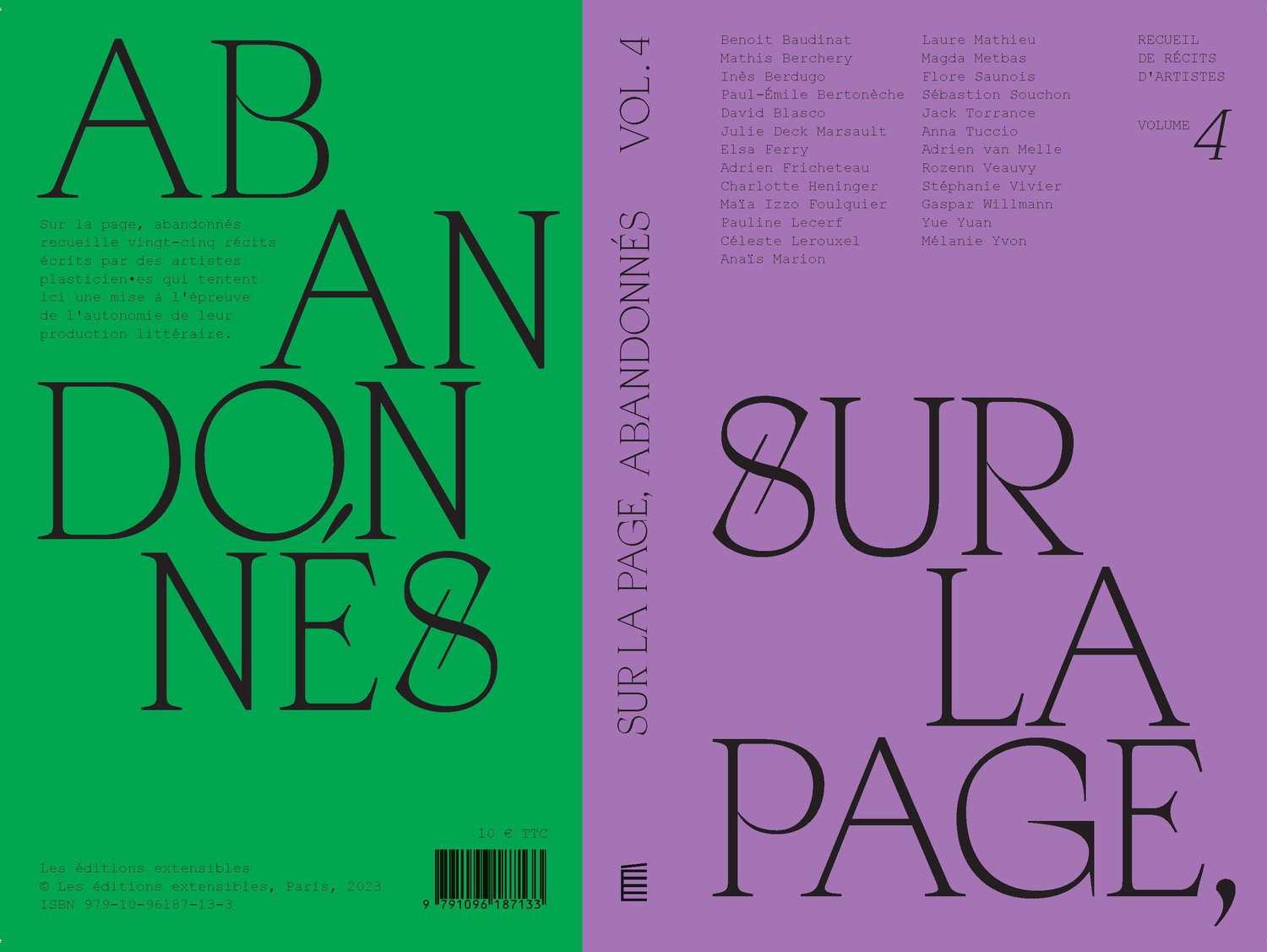 Image of Sur la page, abandonnés — vol.4