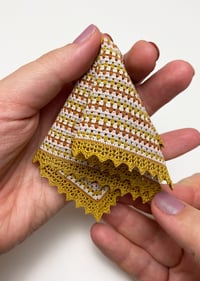 Image 1 of Yellow Mustard Granny Blanket 