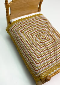 Image 3 of Yellow Mustard Granny Blanket 