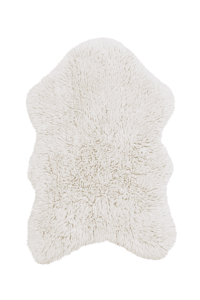 Image 4 of Tapis fausse fourrure 100% laine - 75 X 110 cm 