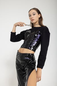 Image 5 of SHINY COATED CORSET