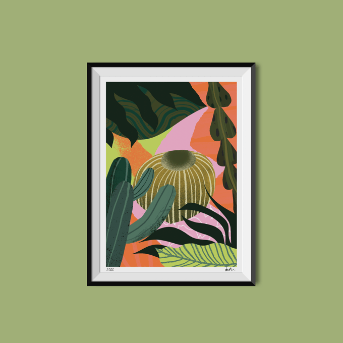 Image of Cacti Conservatory A3 Giclée Print