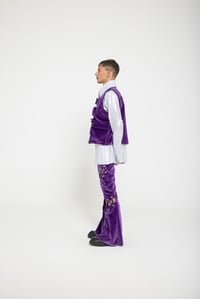 Image 3 of VIOLET VELVET VEST