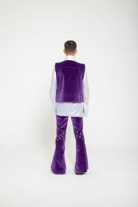 Image 4 of VIOLET VELVET VEST