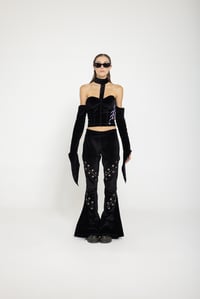 Image 2 of BLACK VELVET CORSET