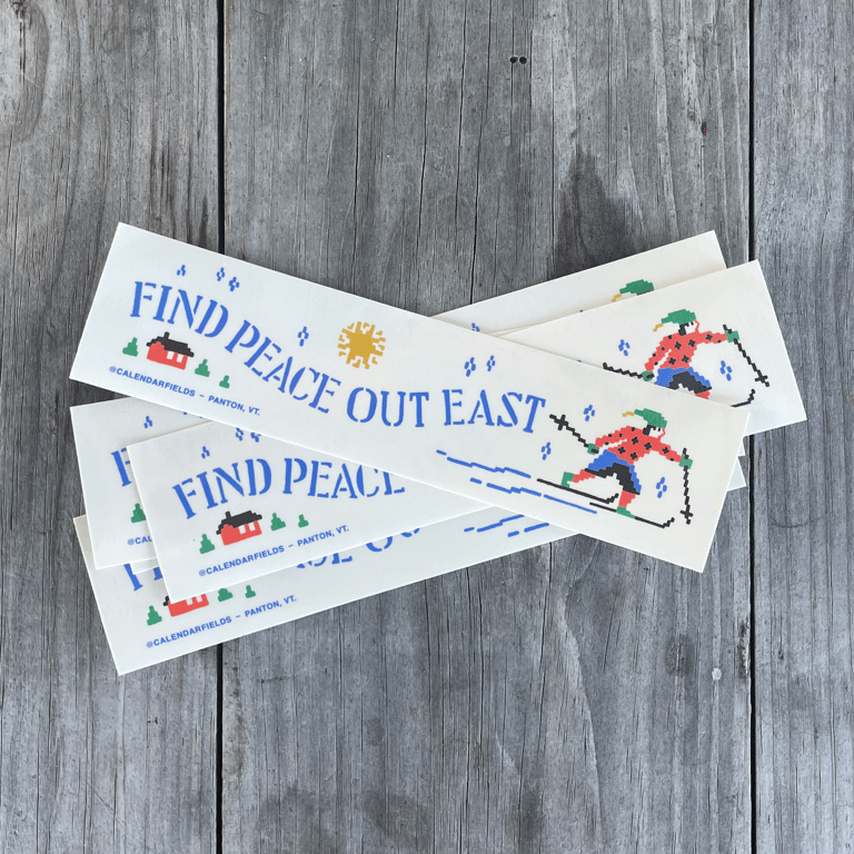 Find Peace Out East Sticker