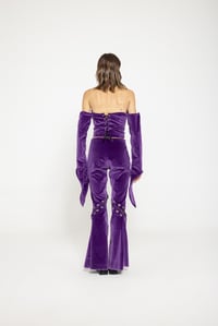 Image 4 of VIOLET VELVET CORSET