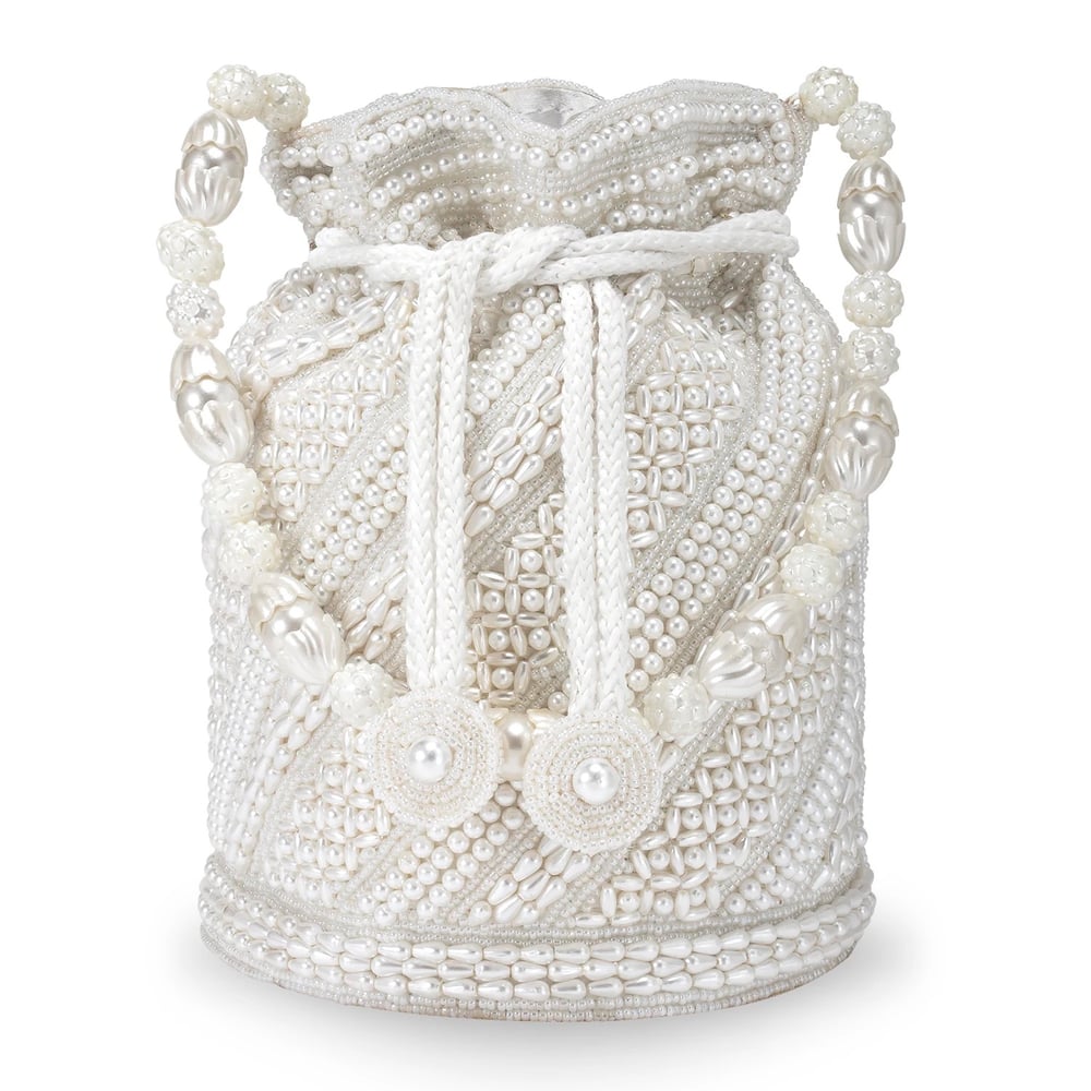 Image of Wedding Pearl Potli bag