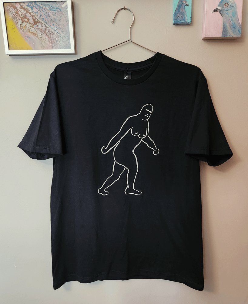 Image of Big Titty Bigfoot X-Files Tee