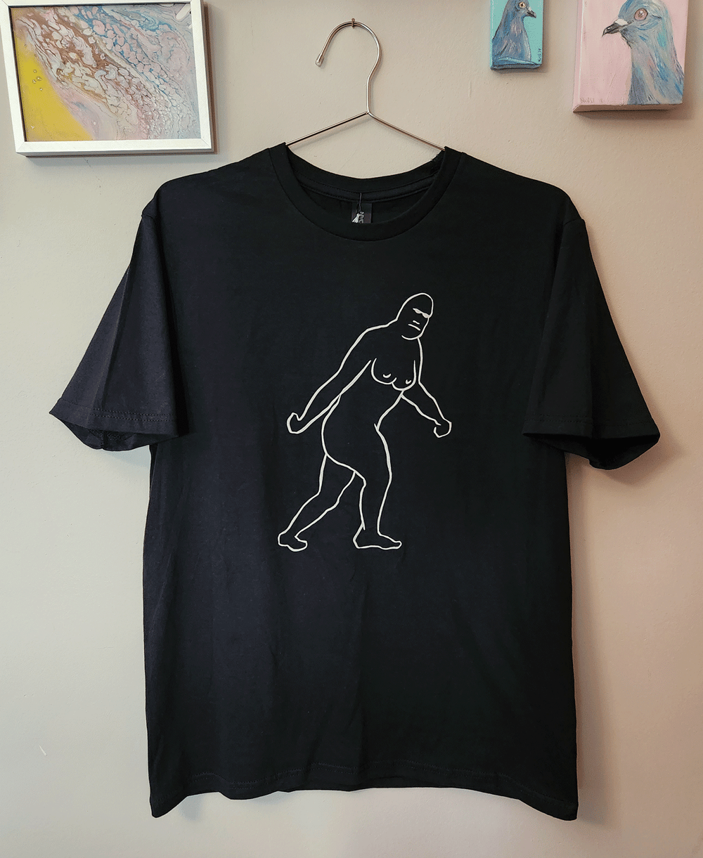 Image of Big Titty Bigfoot X-Files Tee