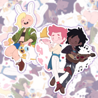 Image 1 of Fionna and Cake Stickers