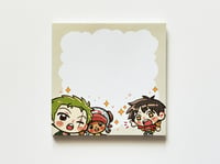 Pointing Luffy & Co Memo Pad