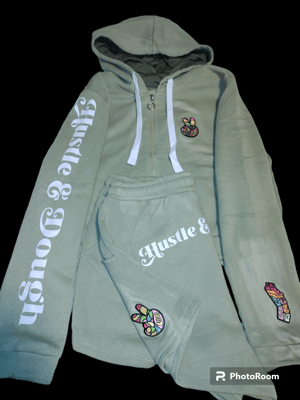 Image of Hu$tle & Dough Women's 2 Pc lounge wear 