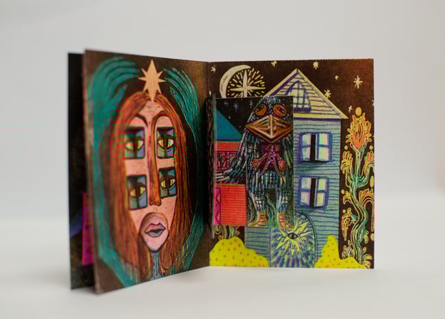 My Head is My House Zine, by Aurora Brush