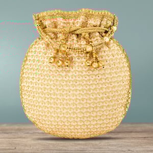Image of Golden Potli Bag