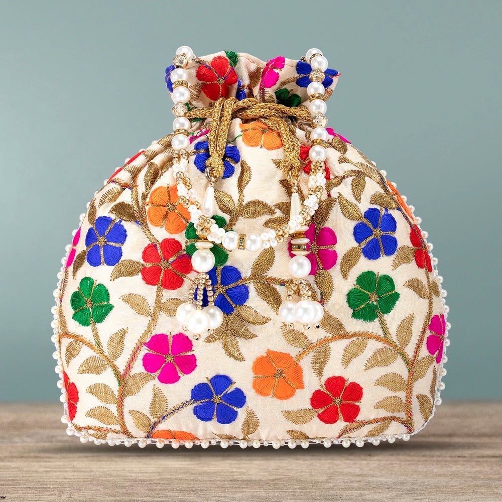 Image of Multicolor Potli Bag
