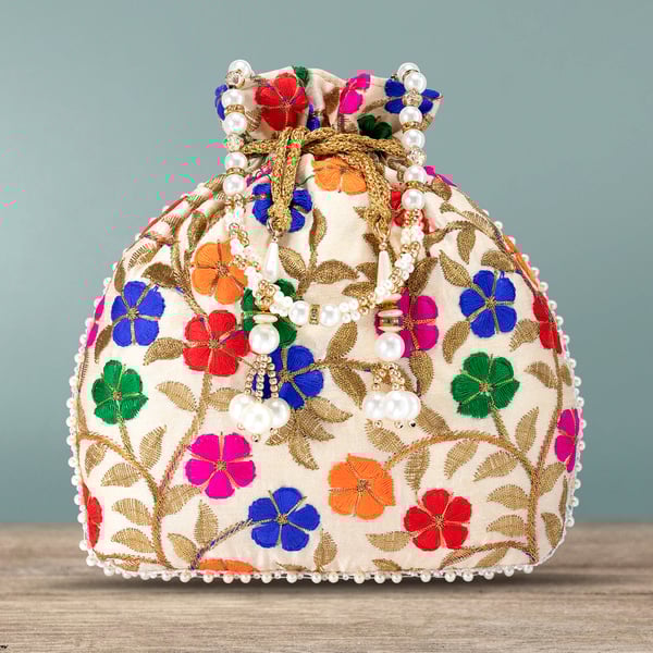Image of Multicolor Potli Bag